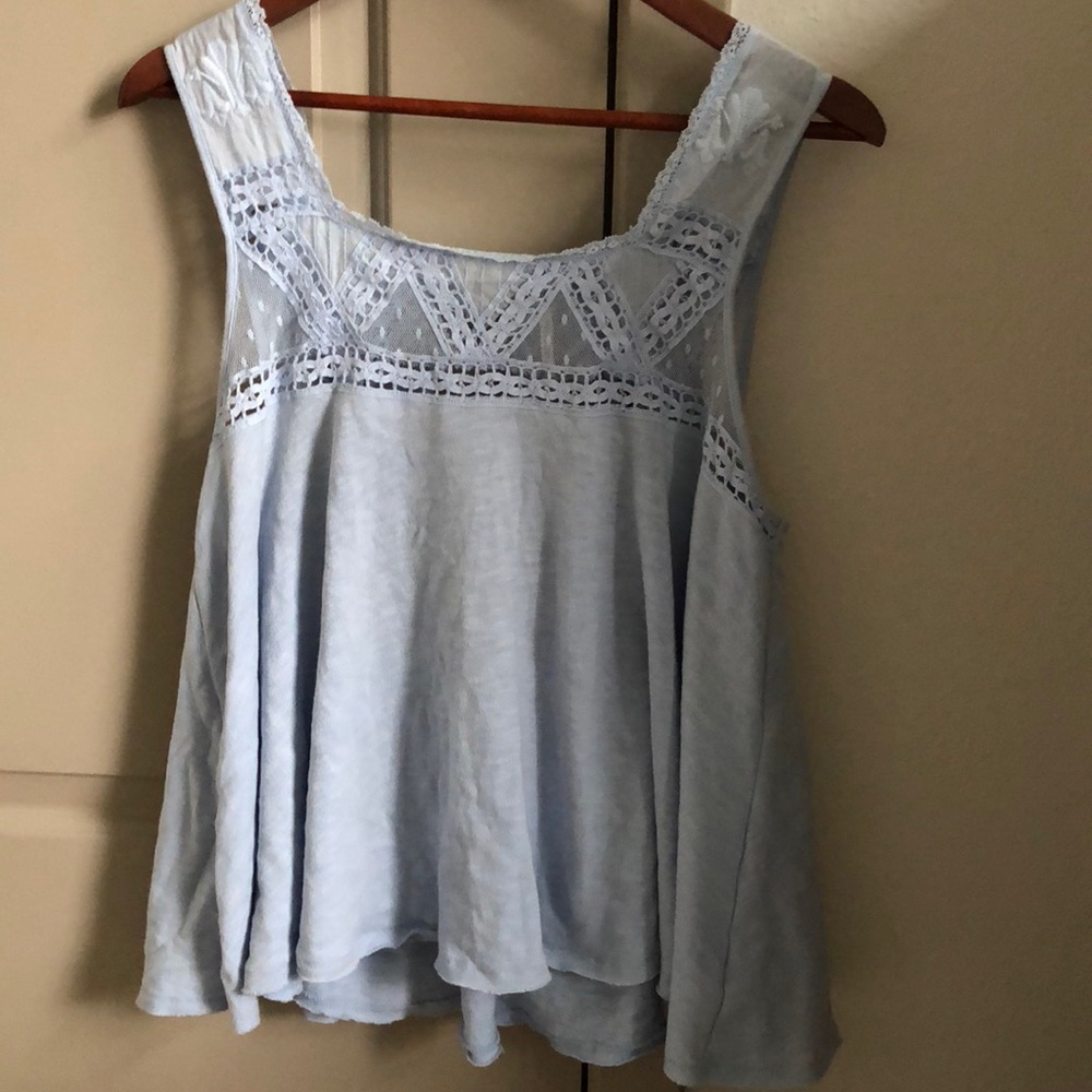 Free People open back tank top. Size medium